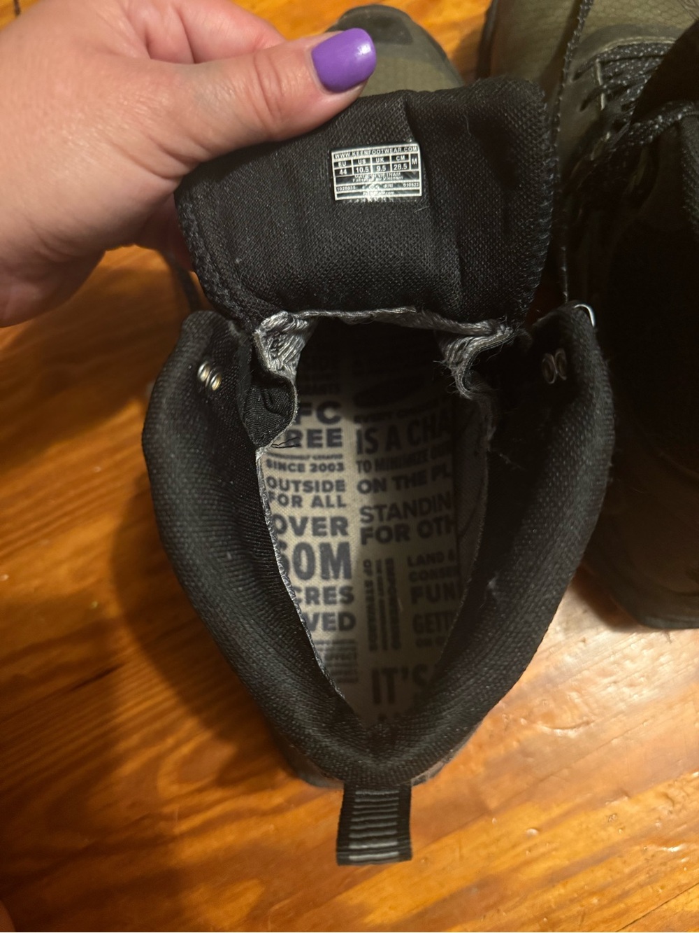 Keen Men's Olive Green and Black Trail Boots - Picture 8 of 9